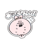 もりもりうさぎスタンプ（個別スタンプ：16）