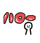 ヒカリちゃんの文字スタンプ（個別スタンプ：8）