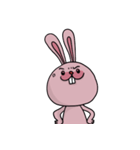 PINK PINK Rabbit 日常（個別スタンプ：5）