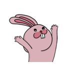PINK PINK Rabbit 日常（個別スタンプ：6）