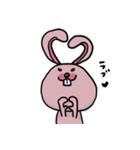 PINK PINK Rabbit 日常（個別スタンプ：7）