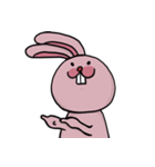PINK PINK Rabbit 日常（個別スタンプ：8）