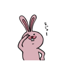 PINK PINK Rabbit 日常（個別スタンプ：9）