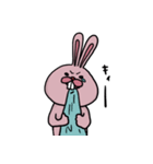 PINK PINK Rabbit 日常（個別スタンプ：13）