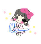 よく使う言葉女の子（個別スタンプ：28）