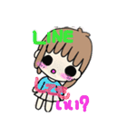 よく使う言葉女の子（個別スタンプ：36）