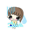 よく使う言葉女の子（個別スタンプ：38）