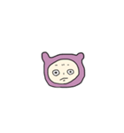 恐怖に顔が歪むちゃん（ミニ）（個別スタンプ：2）
