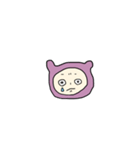 恐怖に顔が歪むちゃん（ミニ）（個別スタンプ：3）
