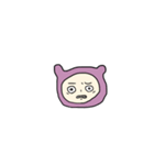 恐怖に顔が歪むちゃん（ミニ）（個別スタンプ：4）