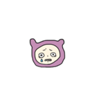 恐怖に顔が歪むちゃん（ミニ）（個別スタンプ：6）