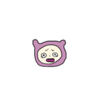 恐怖に顔が歪むちゃん（ミニ）（個別スタンプ：7）