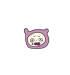 恐怖に顔が歪むちゃん（ミニ）（個別スタンプ：8）