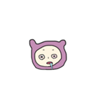 恐怖に顔が歪むちゃん（ミニ）（個別スタンプ：9）