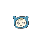 恐怖に顔が歪むちゃん（ミニ）（個別スタンプ：10）