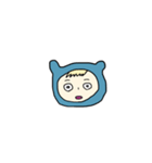 恐怖に顔が歪むちゃん（ミニ）（個別スタンプ：11）