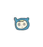 恐怖に顔が歪むちゃん（ミニ）（個別スタンプ：13）