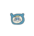 恐怖に顔が歪むちゃん（ミニ）（個別スタンプ：16）