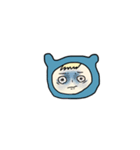 恐怖に顔が歪むちゃん（ミニ）（個別スタンプ：17）