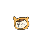 恐怖に顔が歪むちゃん（ミニ）（個別スタンプ：21）