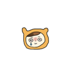 恐怖に顔が歪むちゃん（ミニ）（個別スタンプ：22）