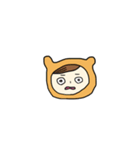 恐怖に顔が歪むちゃん（ミニ）（個別スタンプ：23）