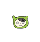 恐怖に顔が歪むちゃん（ミニ）（個別スタンプ：27）