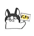 ハリネズミとブルドッグ。（個別スタンプ：19）