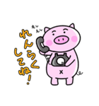明日からダイエットしたいブタ（個別スタンプ：27）