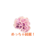 お花スタンプです（個別スタンプ：3）