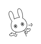 ノーコメントうさぎ 2（個別スタンプ：3）