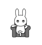 ノーコメントうさぎ 2（個別スタンプ：8）
