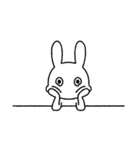 ノーコメントうさぎ 2（個別スタンプ：11）