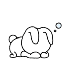 ノーコメントうさぎ 2（個別スタンプ：20）