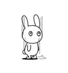 ノーコメントうさぎ 2（個別スタンプ：25）