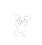 たのしみうさぎ（個別スタンプ：2）