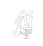 たのしみうさぎ（個別スタンプ：8）