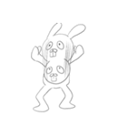 たのしみうさぎ（個別スタンプ：11）