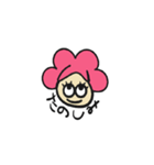 ピンクアフロちゃんの日常会話（個別スタンプ：22）
