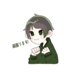 クロくんすたんぷ（個別スタンプ：10）