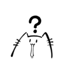 手抜きすぎるねこっぽいスタンプ（個別スタンプ：1）