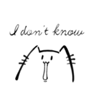 手抜きすぎるねこっぽいスタンプ（個別スタンプ：14）