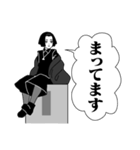 無彩色な彼女たち（個別スタンプ：15）