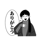 無彩色な彼女たち（個別スタンプ：25）