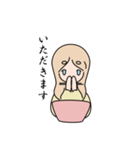 ラーメン好きな女の子（個別スタンプ：3）