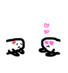 手描きアザラシ(♂)（個別スタンプ：3）