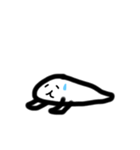 手描きアザラシ(♂)（個別スタンプ：13）