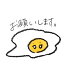 ゆるいめだまやき（個別スタンプ：3）
