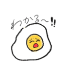 ゆるいめだまやき（個別スタンプ：6）