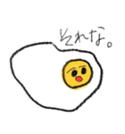 ゆるいめだまやき（個別スタンプ：7）